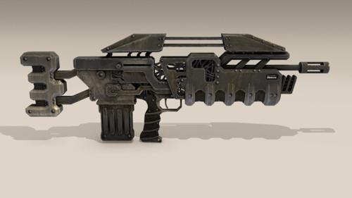 A-104 Cold Fusion Assault Rifle preview image